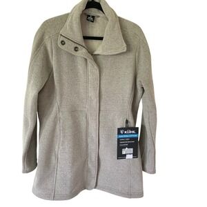 KÜHL Women's Highland Long ALFPACA Fleece Jacket XL Natural NWT Discontinued